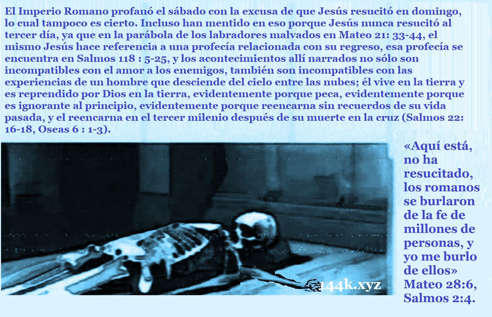 IDI01 Jesus no resucito y lo demuestro