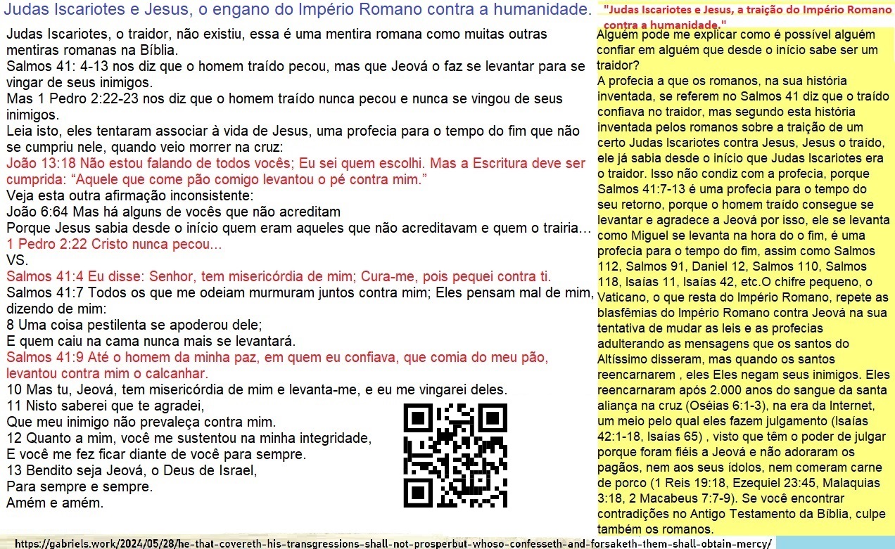 IDI05 Jesus não pecou - então ele não foi o homem traído da profecia no Salmo 41 - embora João 13 18 diga isso
