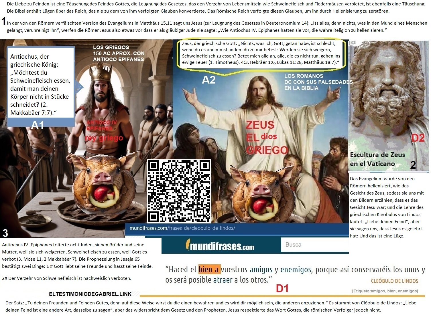 IDI06 Der griechische Gott Zeus und König Antiochus IV. Epiphanes – Die Abscheulichkeit der Verwüstung