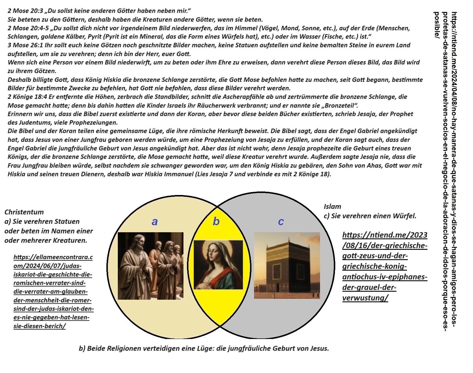 IDI06 Ich beweise, dass das Römische Reich das Christentum und den Islam geschaffen hat.