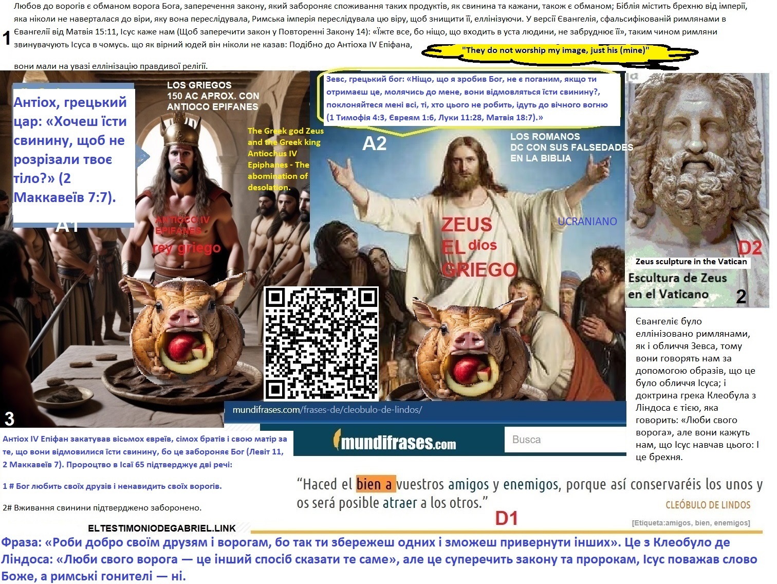 IDI08 Грецький бог Зевс і цар Антіох IV Епіфан – гидота спустошення - UKRA