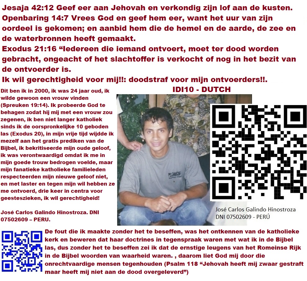 IDI10 De doodstraf als onderdeel van ware gerechtigheid